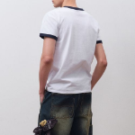 Musinsa Standard Classic Ringer T-shirt [White]