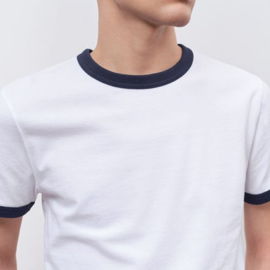 Musinsa Standard Classic Ringer T-shirt [White]
