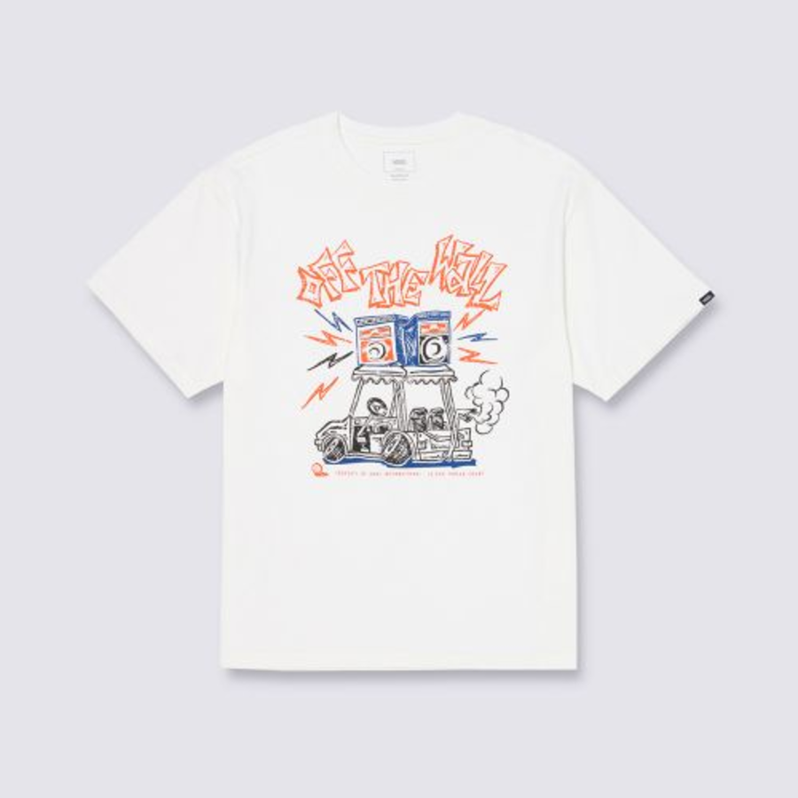 VANS Speaker GFX Short Sleeve T-shirt [Marshmallow] — VN000NMFFS81