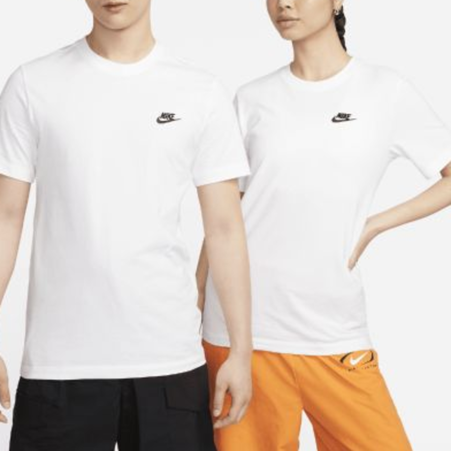 Nike Sportswear Club T-shirt M [White/Black] — AR4999-101