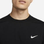 Nike Dri-FIT UV Hyverse Short Sleeve Fitness Top M [Black/White] — DV9840-010