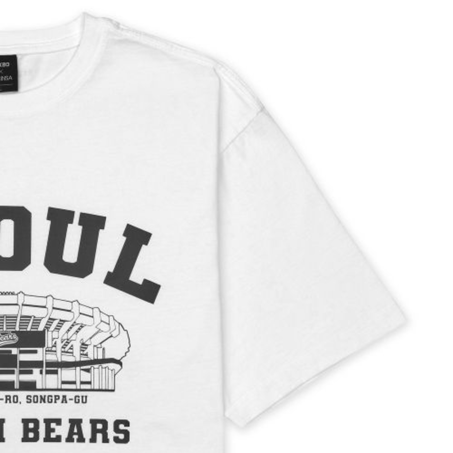 MSS x KBO Ballpark Short Sleeve T-shirt [White / Seoul Doosan Bears]