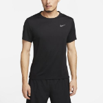 Nike Dri-FIT UV Mylar Short Sleeve Running Top M [Black] — DV9316-010