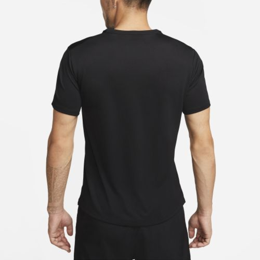 Nike Dri-FIT UV Mylar Short Sleeve Running Top M [Black] — DV9316-010