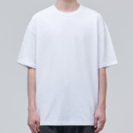Cooltandard Oversized Crew Neck Short Sleeve T-shirt [White]