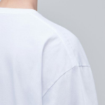 Cooltandard Oversized Crew Neck Short Sleeve T-shirt [White]
