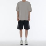 Cooltandard Oversized Crew Neck Short Sleeve T-shirt [Mushroom]