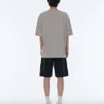 Cooltandard Oversized Crew Neck Short Sleeve T-shirt [Mushroom]