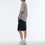 Cooltandard Oversized Crew Neck Short Sleeve T-shirt [Mushroom]
