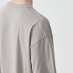 Cooltandard Oversized Crew Neck Short Sleeve T-shirt [Mushroom]