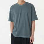 Pigment Relaxed Crew Neck T-shirt [Peacock Blue]