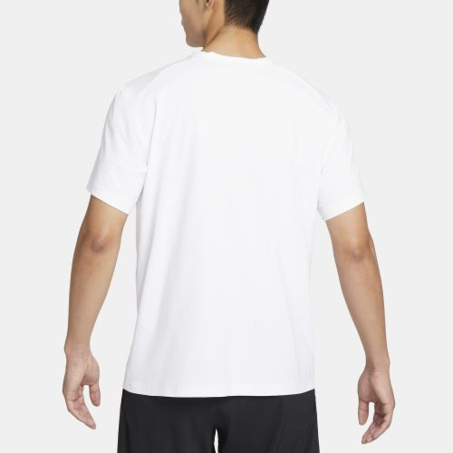 Nike Dri-FIT UV Hyverse Short Sleeve Fitness Top M [White/Black]