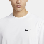Nike Dri-FIT UV Hyverse Short Sleeve Fitness Top M [White/Black]