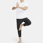 Nike Dri-FIT UV Hyverse Short Sleeve Fitness Top M [White/Black]
