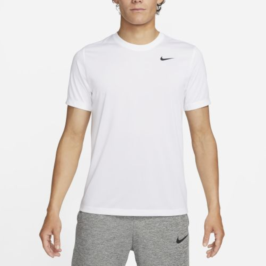 Nike Dri-FIT Fitness T-shirt M [White/Black]