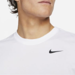 Nike Dri-FIT Fitness T-shirt M [White/Black]