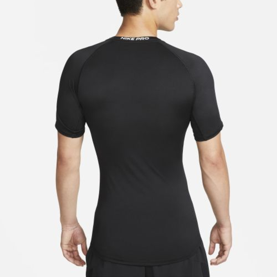 Nike Pro Dri-FIT Tight Short Sleeve Fitness Top M [Black/White]