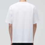 Relax Fit Crew Neck Pocket Short Sleeve T-shirt [White]