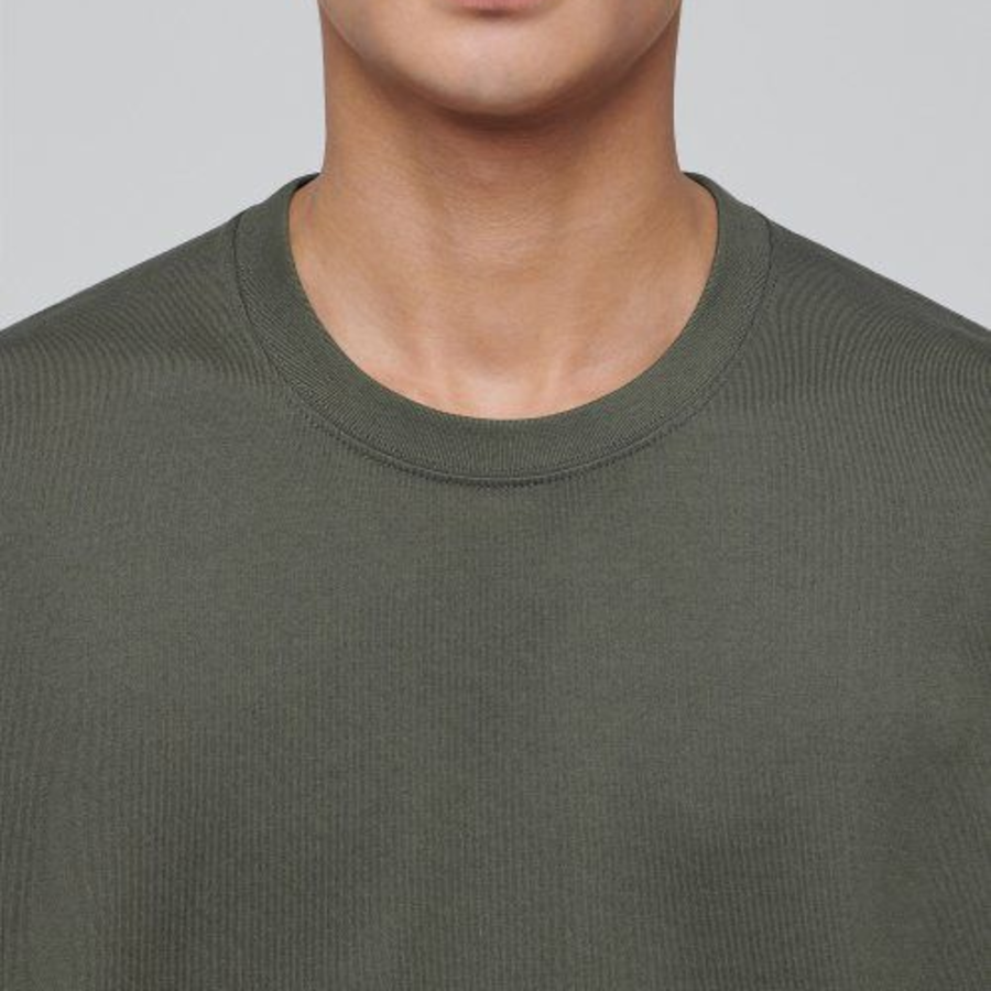 Heavyweight Relaxed Crew Neck Short Sleeve T-shirt [Dusty Khaki]