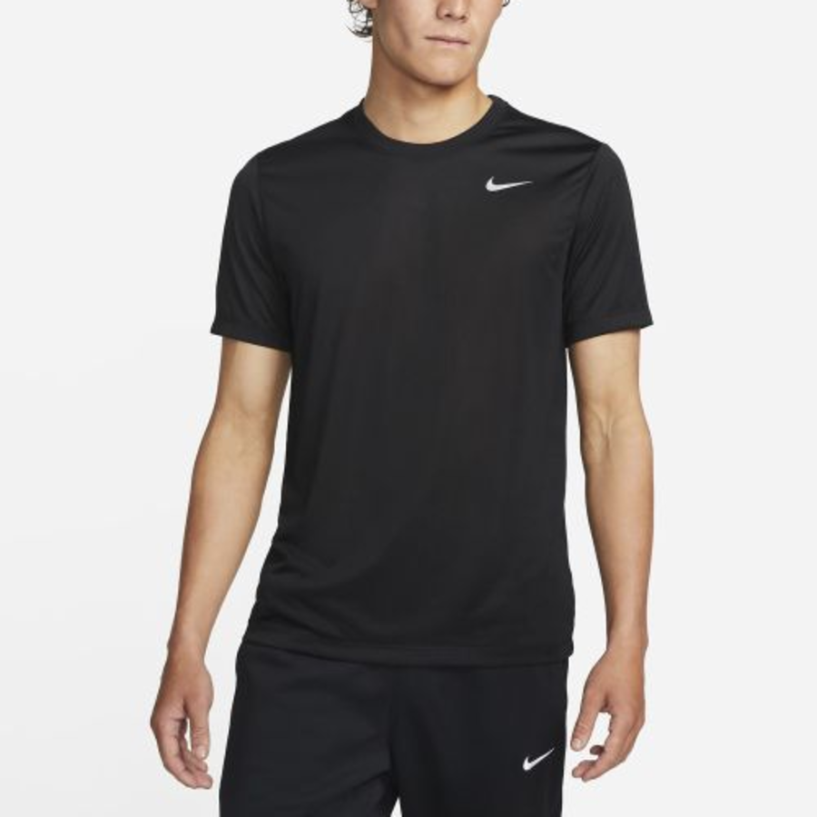 Nike Dri-FIT Fitness T-shirt M [Black/Matte Silver]