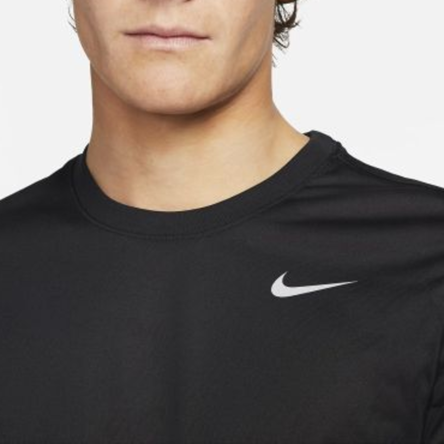 Nike Dri-FIT Fitness T-shirt M [Black/Matte Silver]