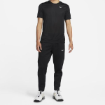 Nike Dri-FIT Fitness T-shirt M [Black/Matte Silver]