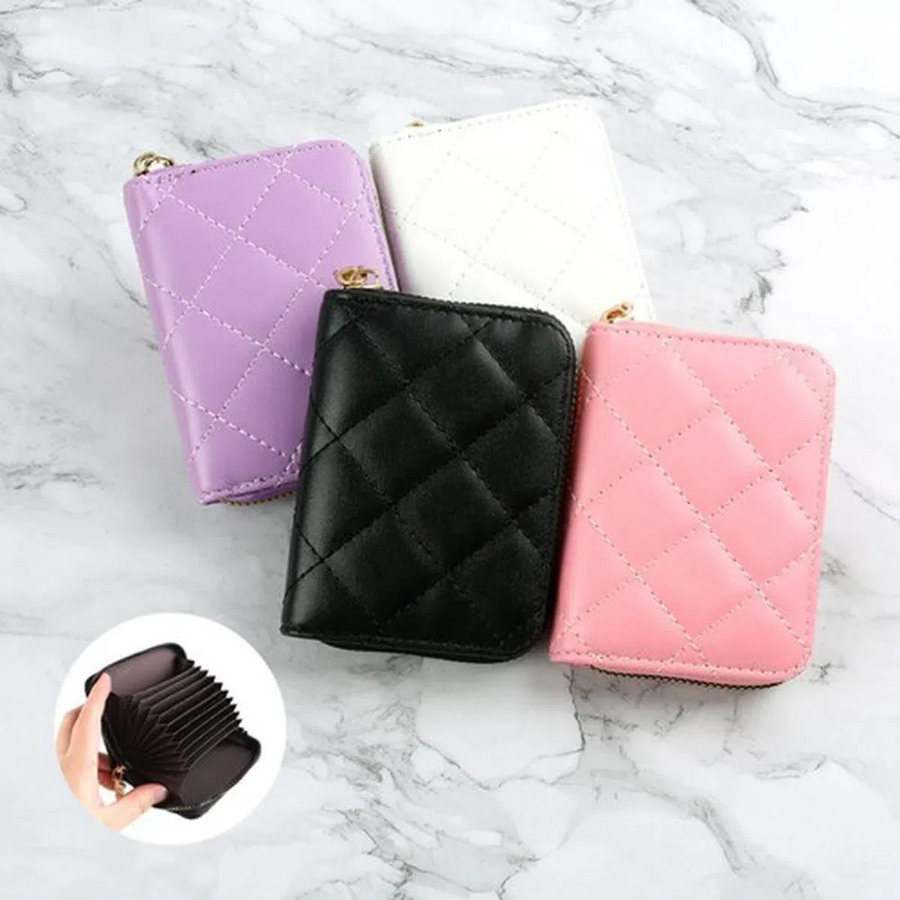 Quilted Accordion Zip Wallet — компактность и изысканный стиль каждый день
