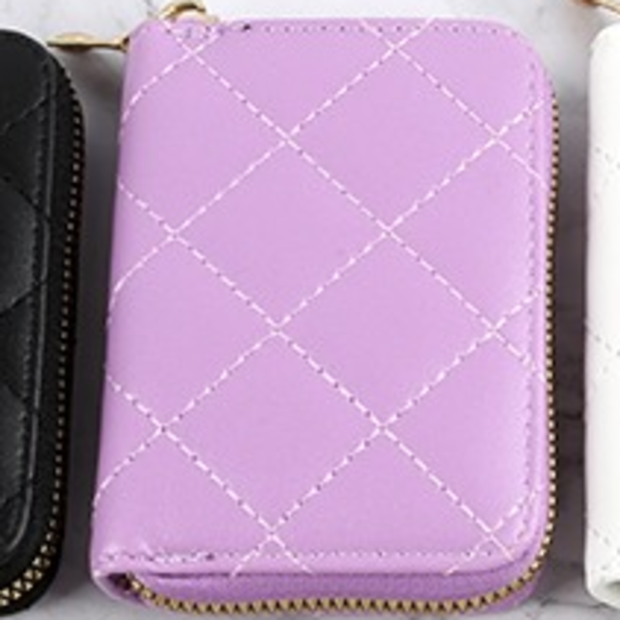 Quilted Accordion Zip Wallet — компактность и изысканный стиль каждый день