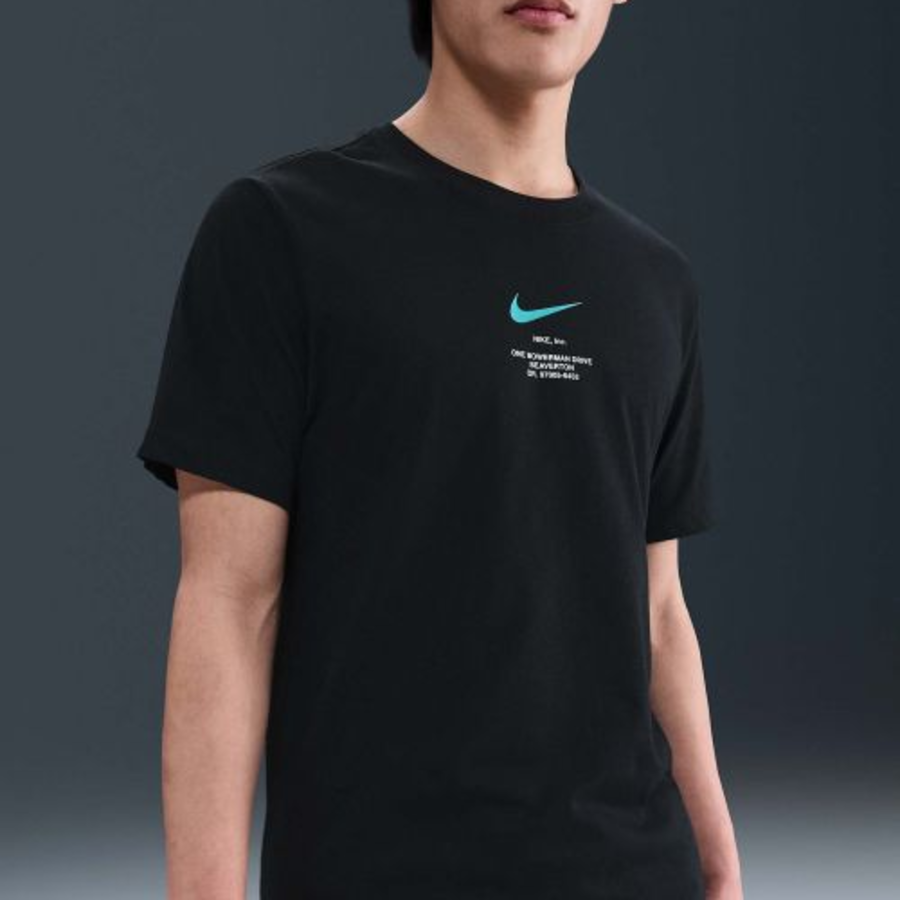 Nike Sportswear Athletics T-shirt M [Black/Dusty Cactus]