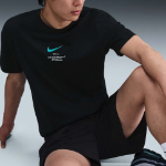 Nike Sportswear Athletics T-shirt M [Black/Dusty Cactus]