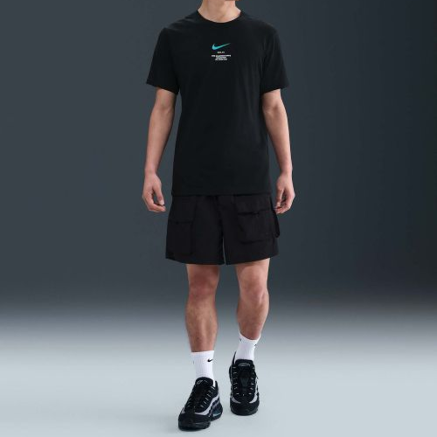 Nike Sportswear Athletics T-shirt M [Black/Dusty Cactus]
