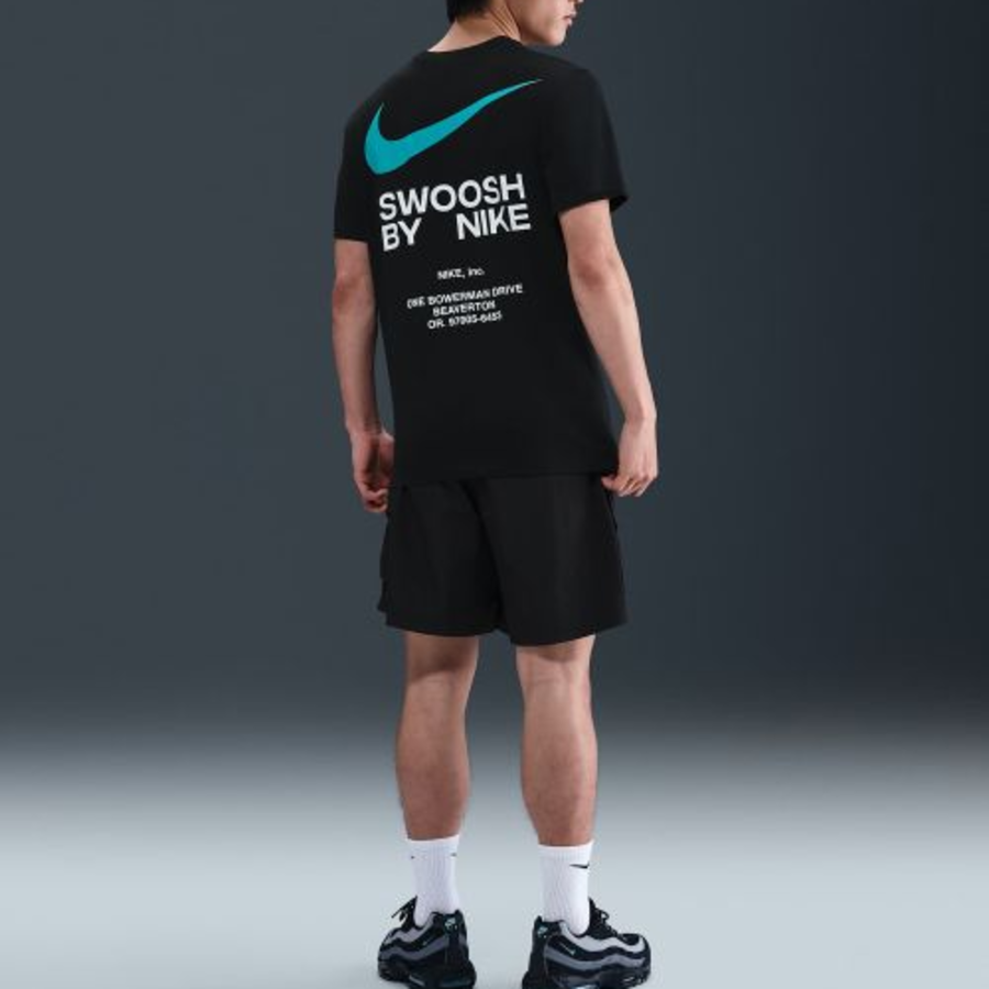 Nike Sportswear Athletics T-shirt M [Black/Dusty Cactus]