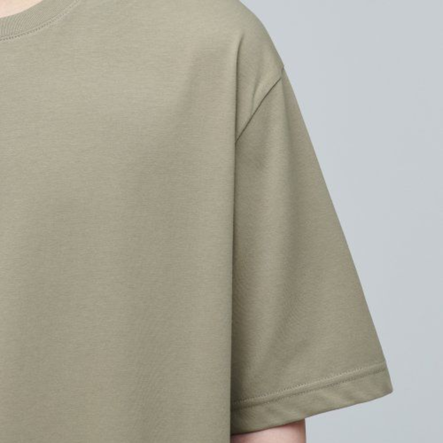 Cooltandard Relaxed Fit Crew Neck Short Sleeve T-shirt [Warm Sand]