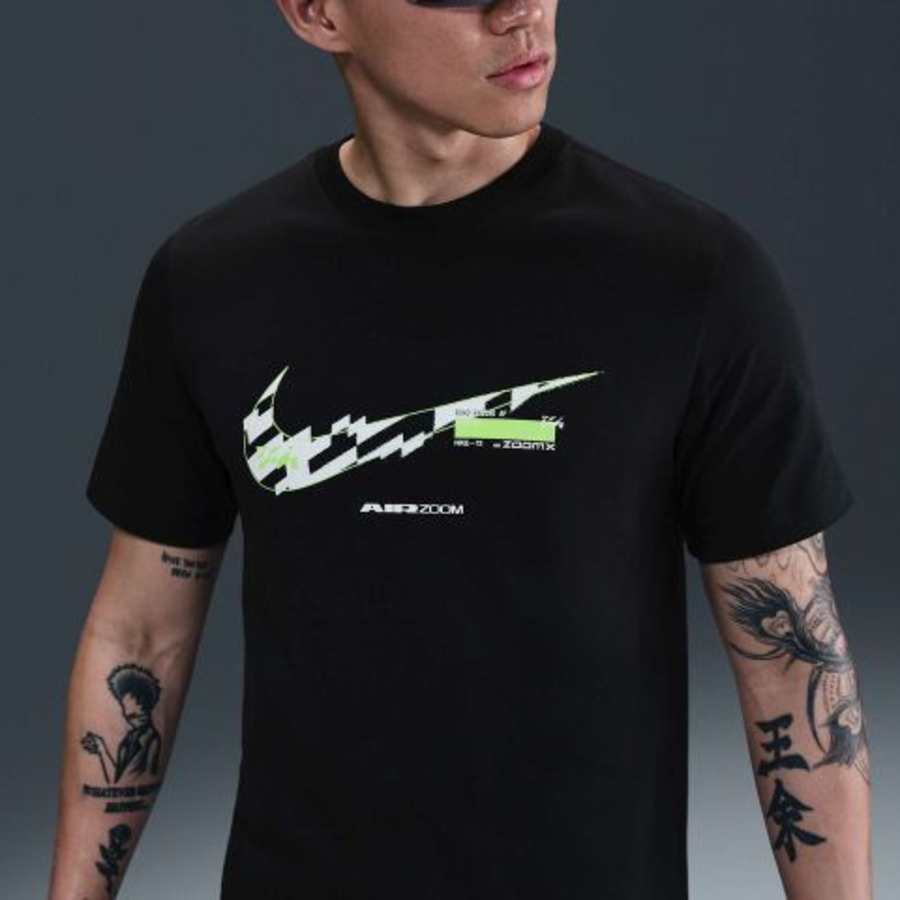 Running T-shirt M [Black]