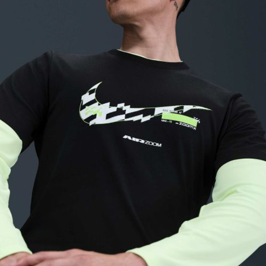 Running T-shirt M [Black]