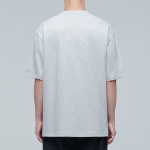 Relaxed Fit Crew Neck Short Sleeve T-shirt 2 [Light Gray]