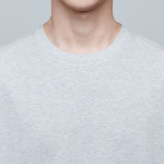 Relaxed Fit Crew Neck Short Sleeve T-shirt 2 [Light Gray]