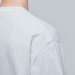 Relaxed Fit Crew Neck Short Sleeve T-shirt 2 [Light Gray]