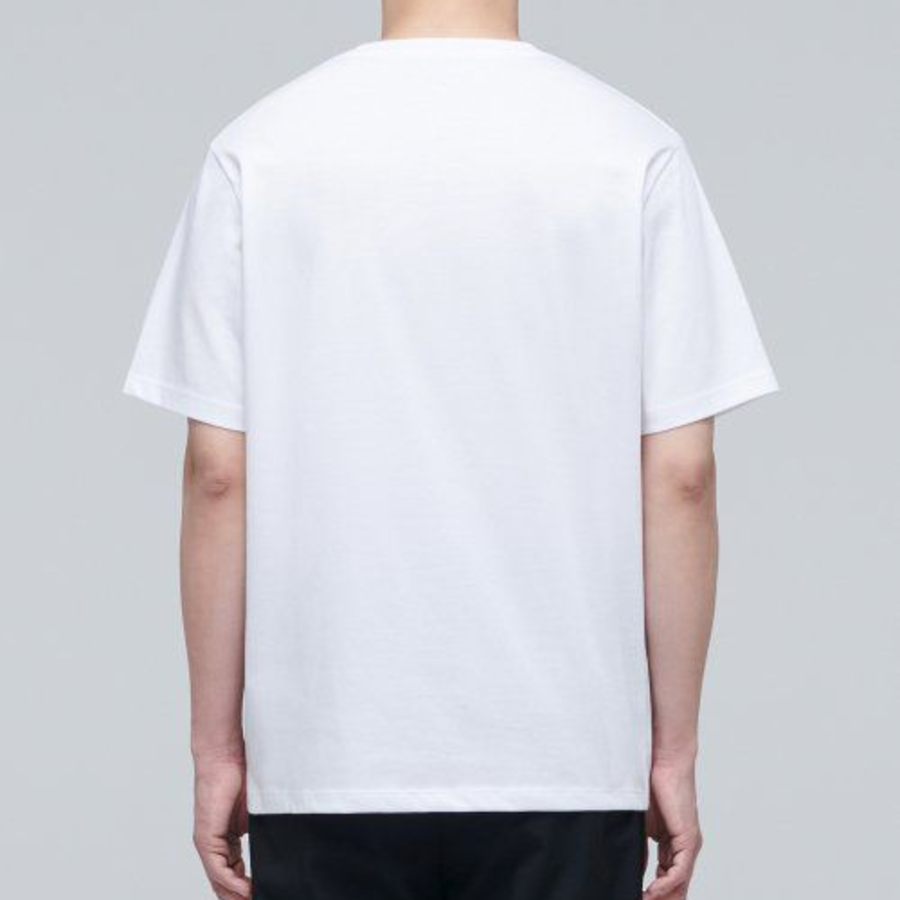 Supima Basic Crew Neck Short Sleeve T-shirt [White]