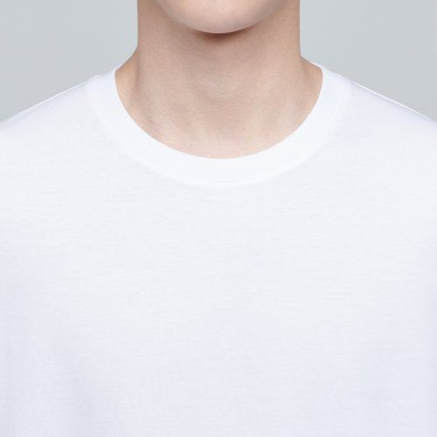 Supima Basic Crew Neck Short Sleeve T-shirt [White]