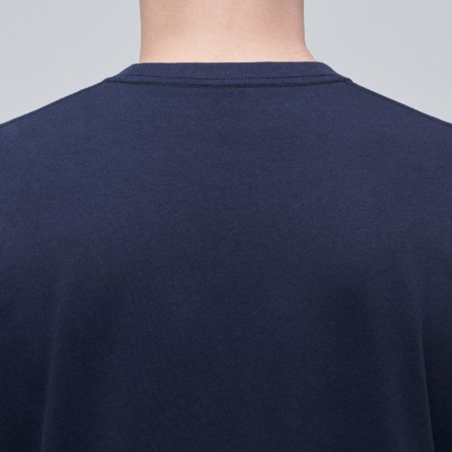 Cooltandard Oversized Crew Neck Short Sleeve T-shirt [Navy]