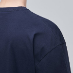 Cooltandard Oversized Crew Neck Short Sleeve T-shirt [Navy]