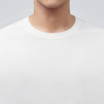 Basic Crew Neck Short Sleeve T-shirt [Cream]