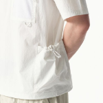 City Leisure Utility Mesh Pocket Woven T-shirt [White]