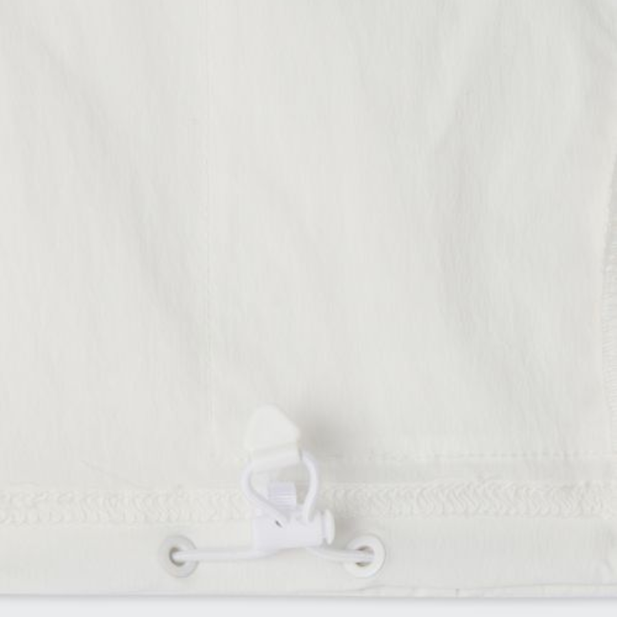 City Leisure Utility Mesh Pocket Woven T-shirt [White]