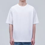 [GREEN] Recycled Relaxed Crew Neck Short Sleeve T-shirt [White]