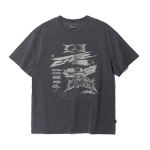 PIGMENT RACING CRITIC CAR T-shirt [Charcoal]