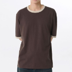 Relaxed Ringer T-shirt [Brown]