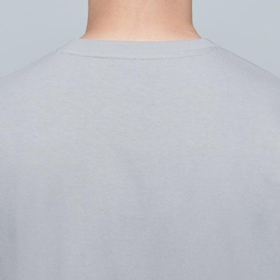 Relaxed Fit Crew Neck Short Sleeve T-shirt 2 [Light Gray]