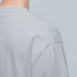 Relaxed Fit Crew Neck Short Sleeve T-shirt 2 [Light Gray]